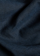 Wax London Kurt Tapered-leg Linen Trousers Navy
