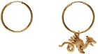 Georgia Kemball Dragon Small Hoop Earrings