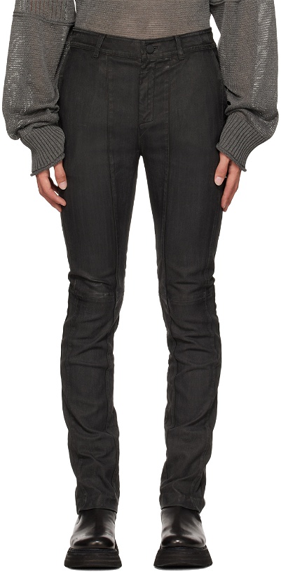 Photo: FREI-MUT Black Mercy Leather Pants