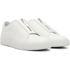 Lanvin White DBB1 Zip Sneakers