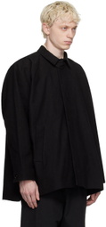 Jan-Jan Van Essche Black O-Project Coat