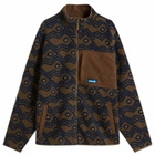 KAVU Men's Wayside Fleece Jacket in Walnut Mountain