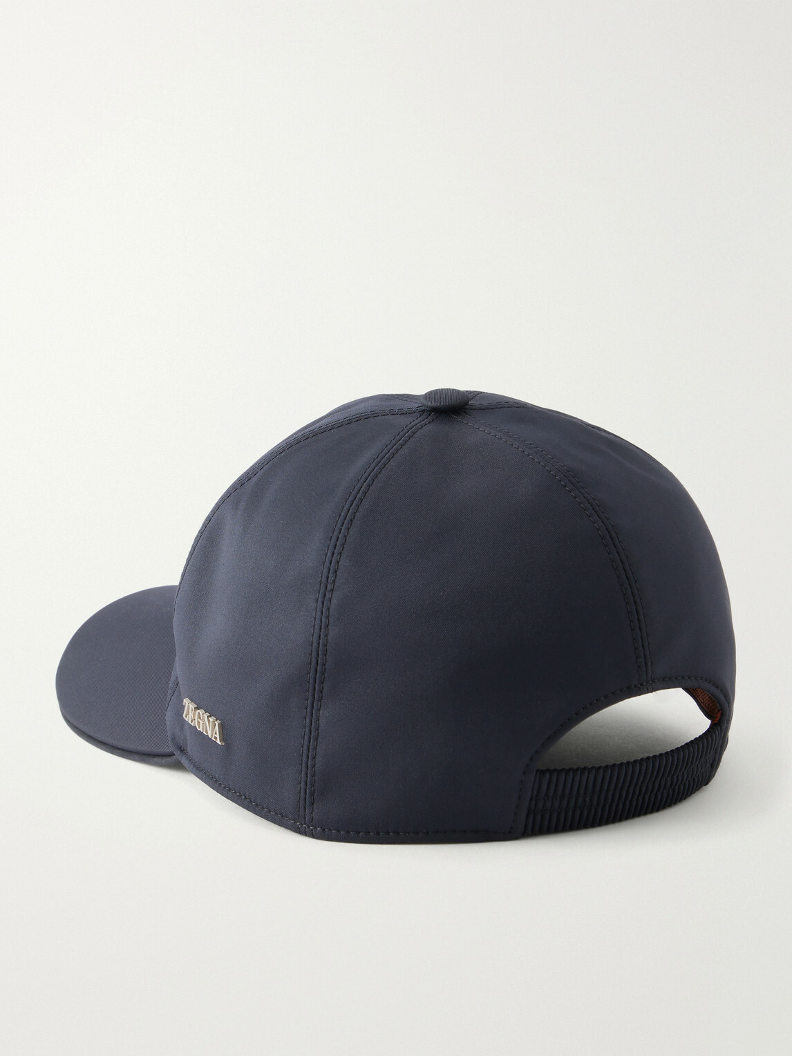 Zegna - Motorin Logo-Embellished Shell Cap - Blue