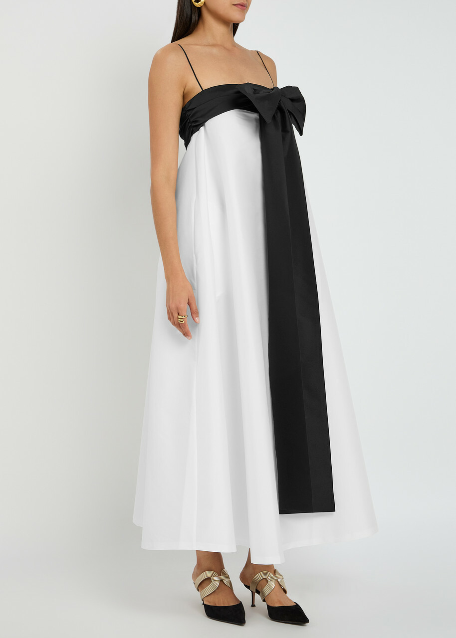 Bernadette Bailey Taffeta Midi Dress Black