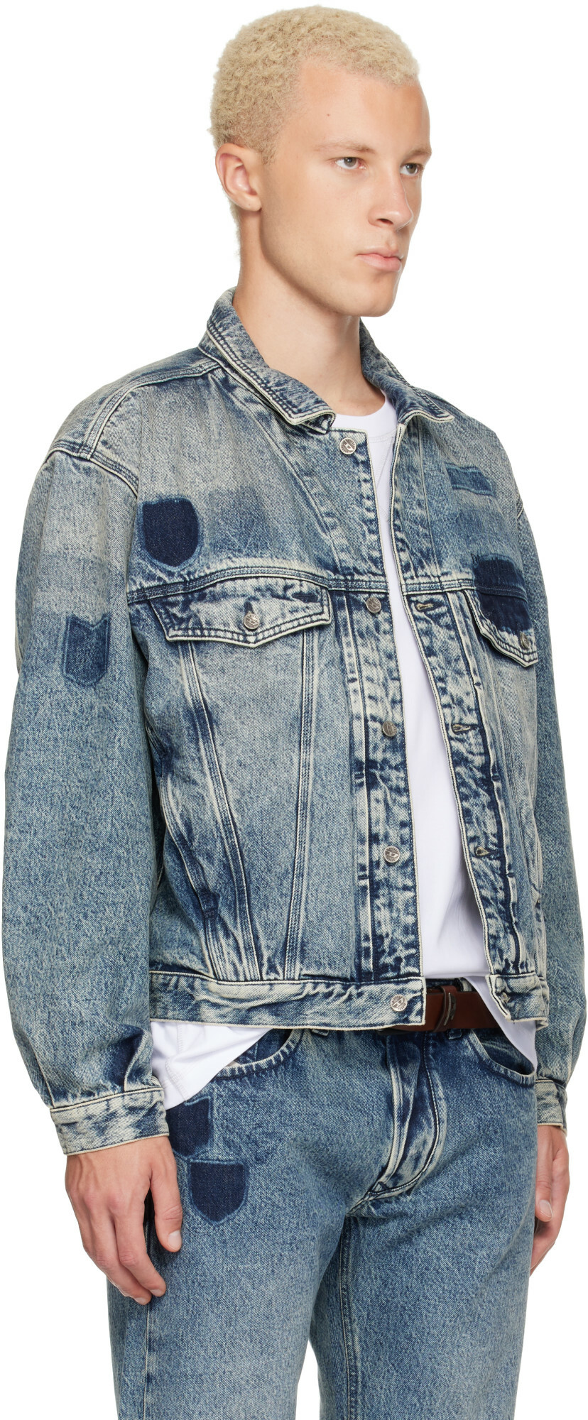 Diesel Blue D-Denver-S2 Denim Jacket