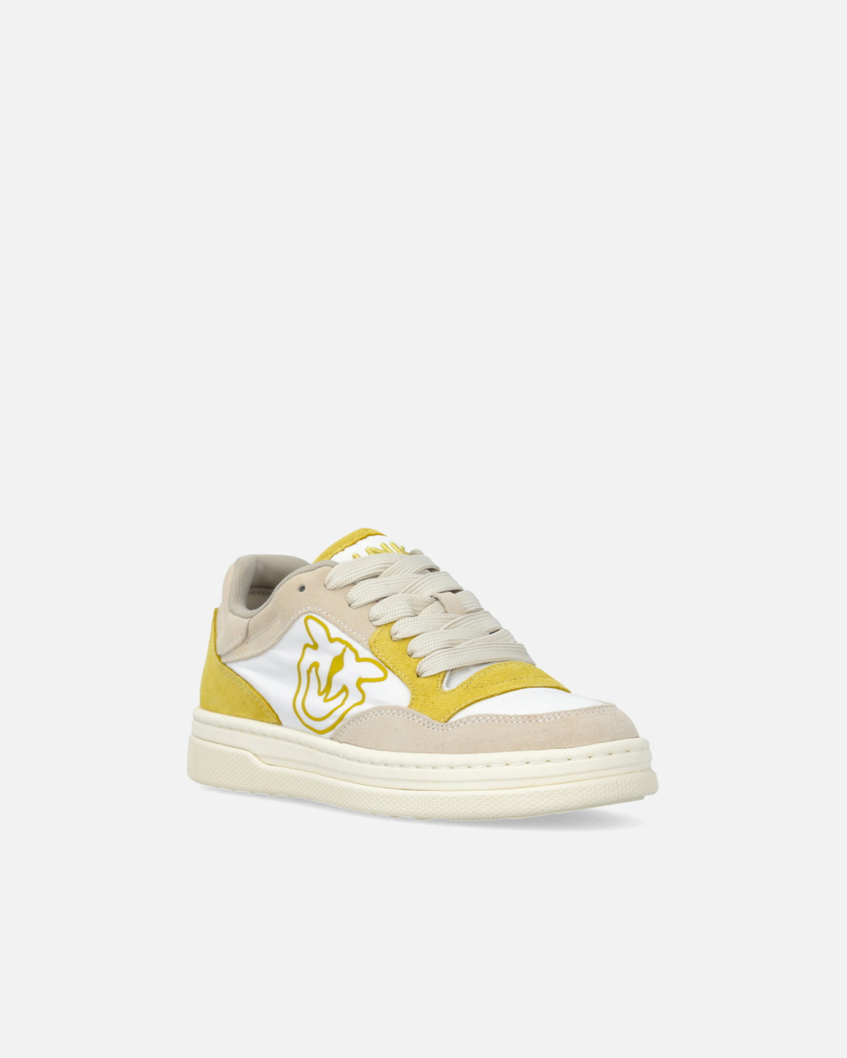 PINKO White Leather Low Top Sneakers main image 1