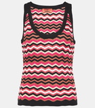 Missoni Zig Zag cotton-blend tank top