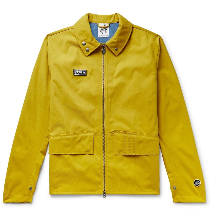 Photo: adidas Consortium - SPEZIAL Holbeck Logo-Appliquéd Canvas Jacket - Yellow