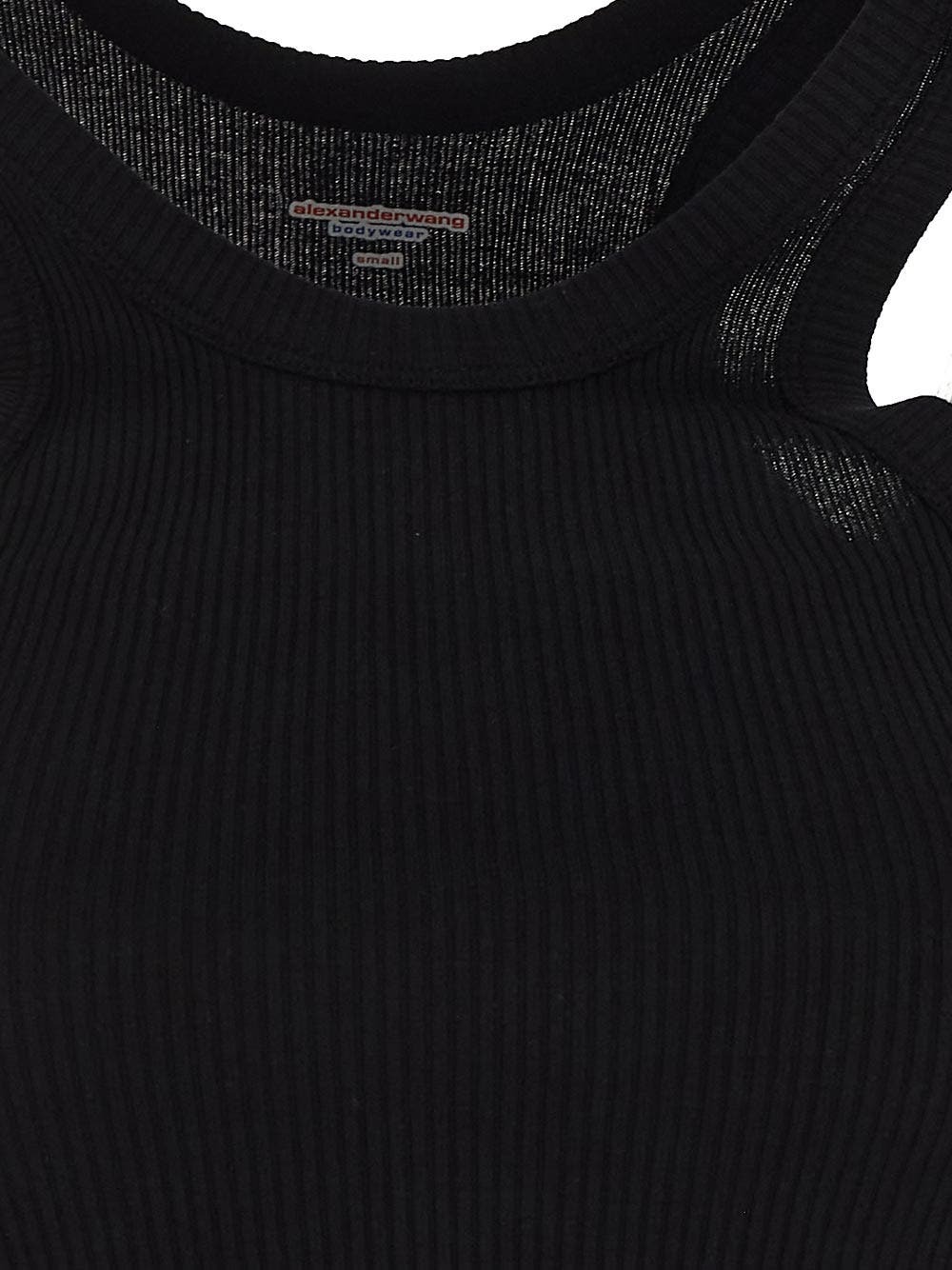 【送料&関税込】Alexander Wang Black Stretch Viscose Blend D 🖤 Alexander Wang - Black Active Stretch Crystal Logo | Depop