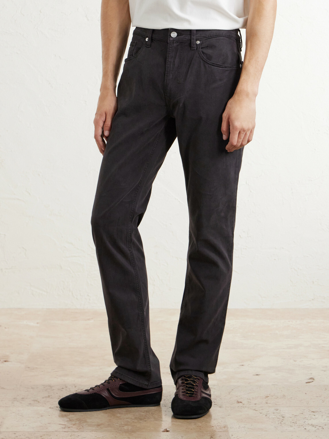 FRAME - The Modern Slim-Fit Straight-Leg Jeans - Gray