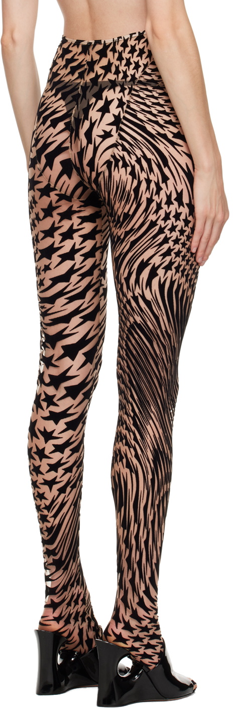 スパッツ・レギンス MUGLER Women Leggings 24P1PA0404470B99N1 Black black spiral leggings | MUGLER Official Website – Mugler