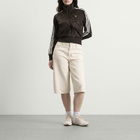Adidas Women's Satin Firebird Track Top in Earth Strata/Aurora Coffee