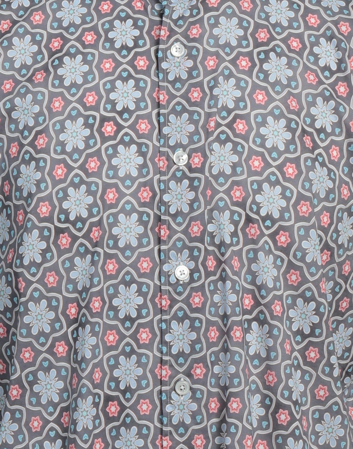 Fedeli Mens Shirt Slate in Blue