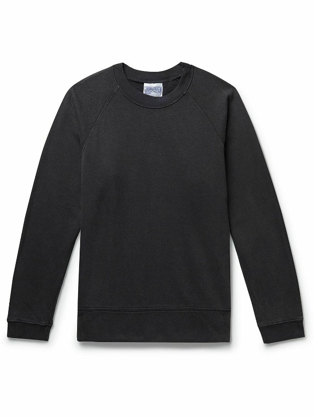 Photo: Jungmaven - Sierra Hemp and Cotton-Blend Jersey Sweatshirt - Black