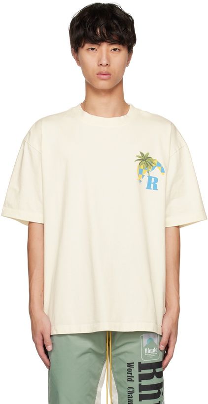 Photo: Rhude White Moonlight Tropics T-Shirt