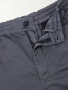C.P. Company - Straight-Leg Logo-Appliquéd Cotton-Blend Cargo Trousers - Gray