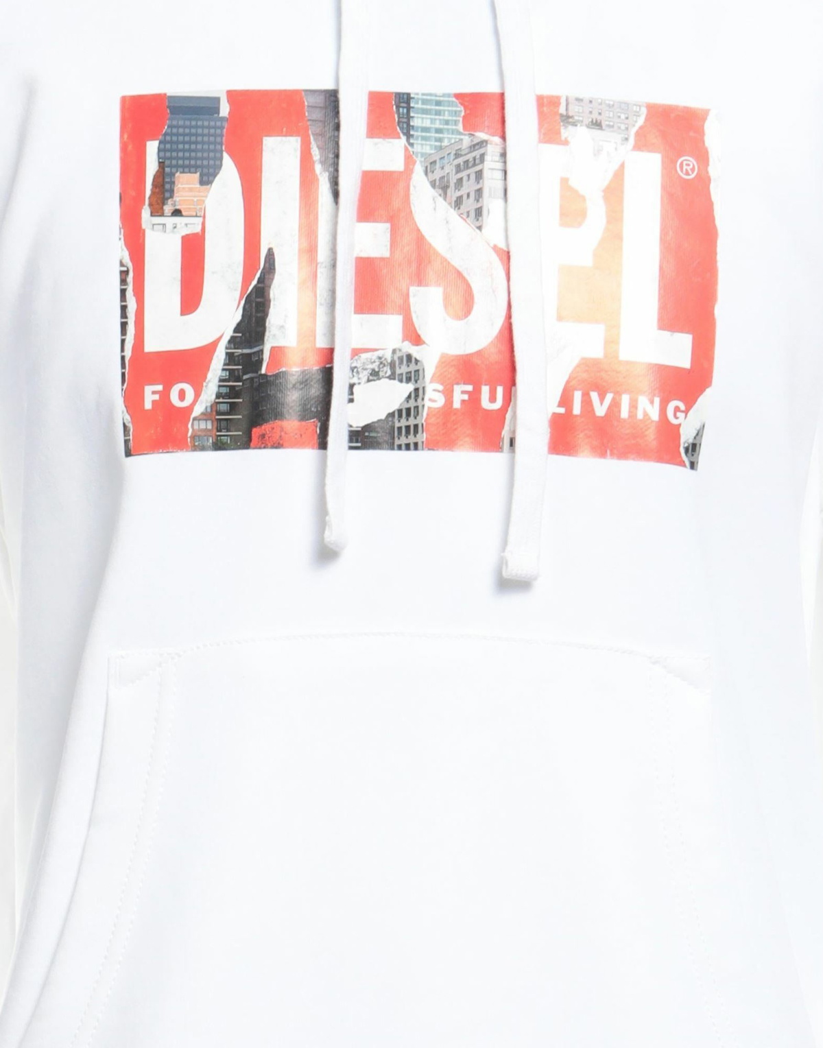 Diesel Mens Sweatshirt in White