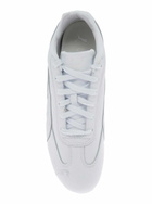 Puma speedcat White Low Top Sneakers With Embossed Logo On The Tongue And Contrasting Sole In Leather Unisex