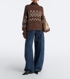 Lisa Yang Gudrun Fair Isle jacquard cashmere sweater