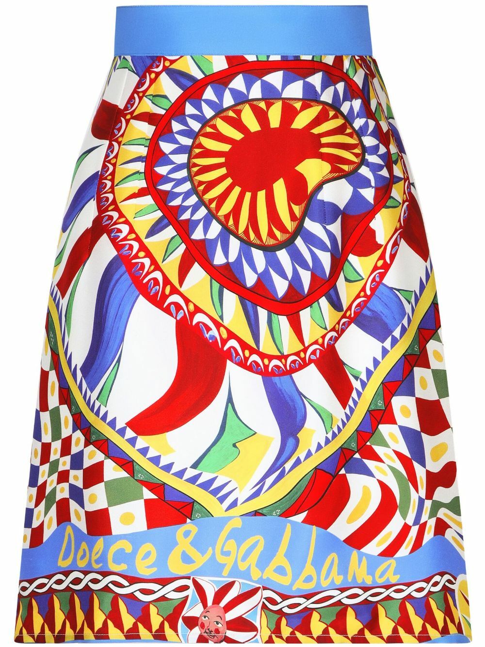 DOLCE & GABBANA - Short Silk Skirt Dolce & Gabbana