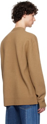 Jil Sander Tan Crewneck Sweater