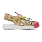 Gucci Beige Tinsel Sandals