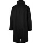 Yves Salomon - Hooded Cotton-Blend Canvas Parka with Detachable Shearling Liner - Black