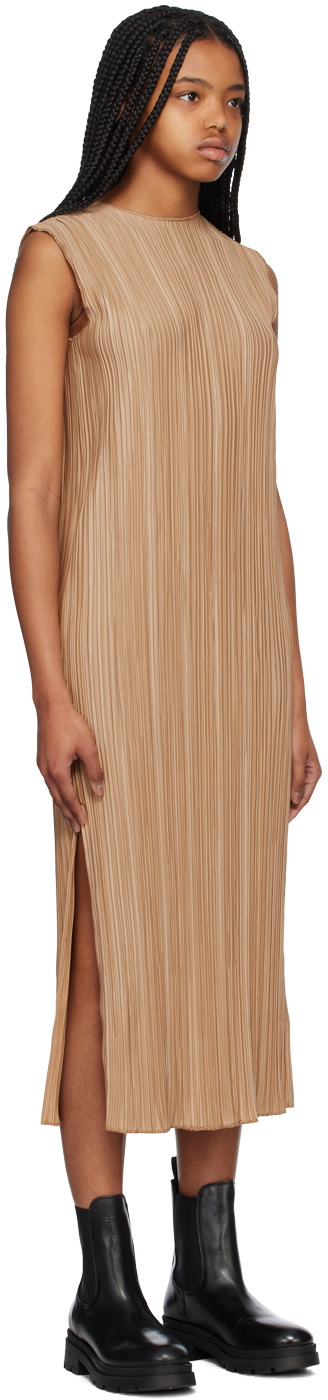 ANINE BING Brown Melanie Midi Dress