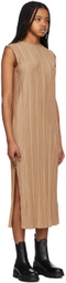 ANINE BING Brown Melanie Midi Dress