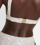 Missoni Mare Lamé plunge mid-rise bikini
