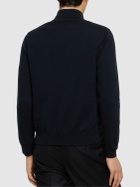 LORO PIANA Cashmere & Suede Bomber Jacket