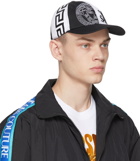 Versace Black & White Medusa Logo Cap