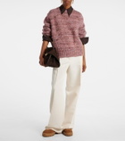 Hogan H700 leather platform loafers