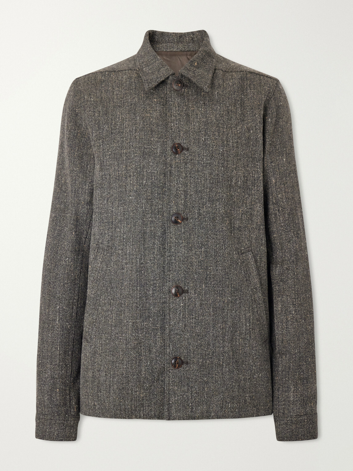 Rick Owens - Brad Wool and Linen-Blend Jacket - Gray