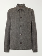 Rick Owens - Brad Wool and Linen-Blend Jacket - Gray