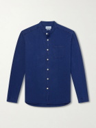 Oliver Spencer - Kildale Grandad-Collar Cotton Shirt - Blue