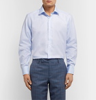 Emma Willis - Herringbone Cotton Shirt - Blue