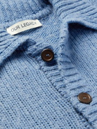 Our Legacy - Brushed-Knit Cardigan - Blue