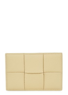 Bottega Veneta Intreccio Sand Leather Card Holder