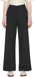 Sunflower Black Wide Trousers