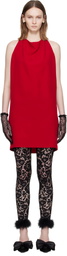 Valentino Red Cady Couture Minidress