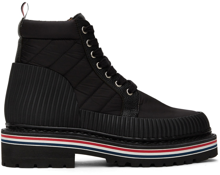 Photo: Thom Browne Black All Terrain Ankle Boots