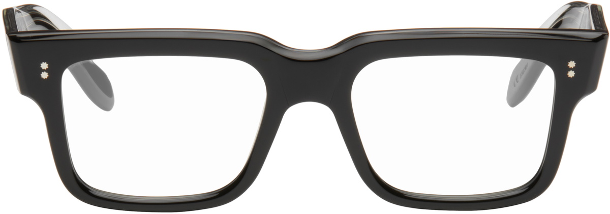 【関税込み】Cutler and Gross ブラック 1403 スクエアメガネ Cutler and Gross Black 1403 Square Glasses Cutler and Gross