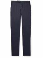 Thom Sweeney - Straight-Leg Stretch-Lyocell and Cotton-Blend Twill Chinos - Blue