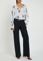 Day Birger ET Mikkelsen Newman Floral-print Chiffon Blouse Multicoloured 1