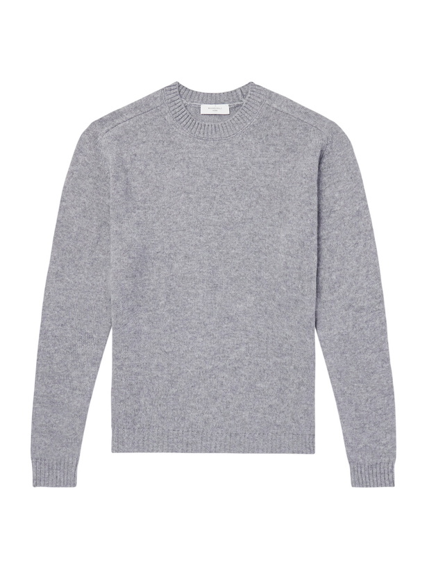 Photo: Boglioli - Wool and Cashmere-Blend Sweater - Gray