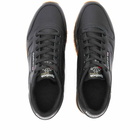 Reebok Men's Classic Leather Sneakers in Black/Grey/Gum