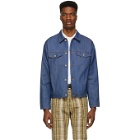 Naked and Famous Denim Blue Selvedge Denim Classic Fit Jacket