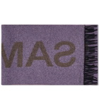Samsøe Samsøe Women's Samsoe Logo Scarf in Peppercorn
