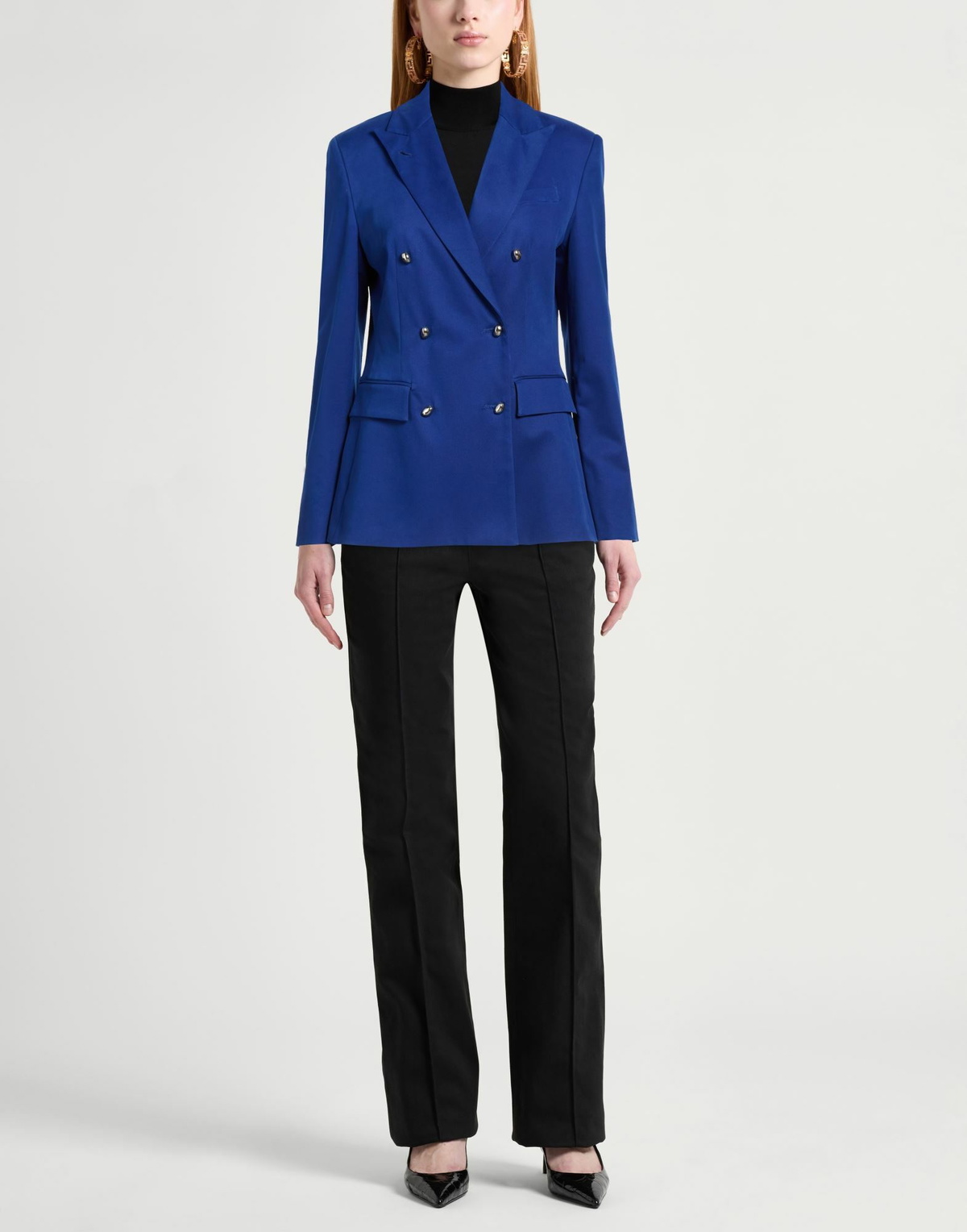 Dondup Womens Blazer Bright in Blue